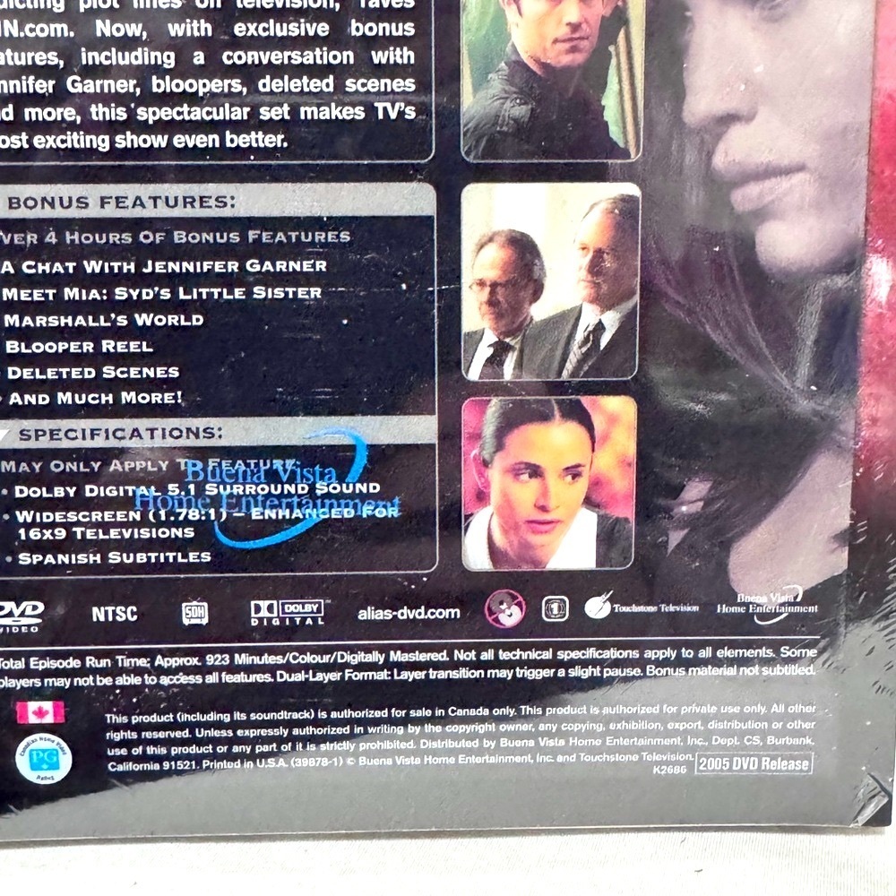 🕶️ Alias Seasons 4 & 5 DVD Bundle 💥 Factory Sealed Jennifer Garner Spy Series - Picture 8 of 16